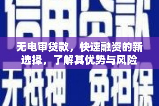 扎赉诺尔无电审贷款，快速融资的新选择，了解其优势与风险