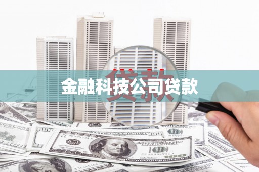 扎赉诺尔金融科技公司贷款