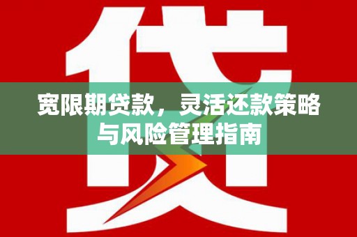 扎赉诺尔宽限期贷款，灵活还款策略与风险管理指南