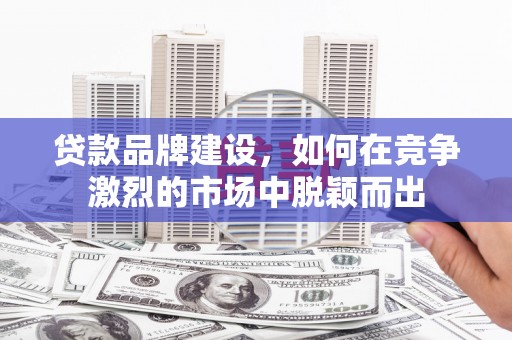 扎赉诺尔贷款品牌建设，如何在竞争激烈的市场中脱颖而出