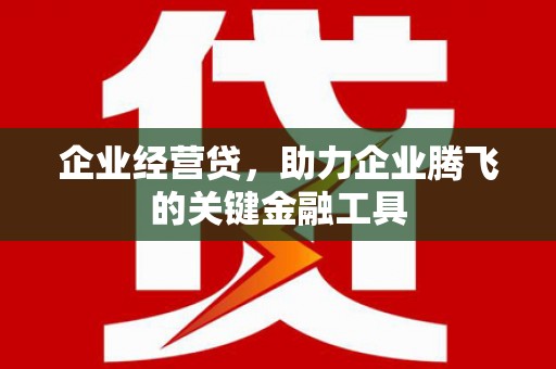 扎赉诺尔企业经营贷，助力企业腾飞的关键金融工具