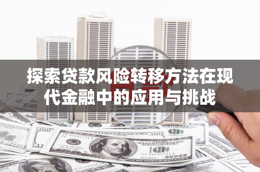 扎赉诺尔探索贷款风险转移方法在现代金融中的应用与挑战