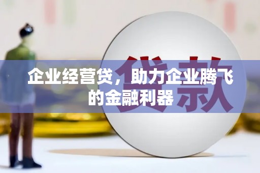 扎赉诺尔企业经营贷，助力企业腾飞的金融利器