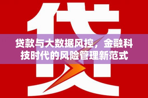 扎赉诺尔贷款与大数据风控，金融科技时代的风险管理新范式