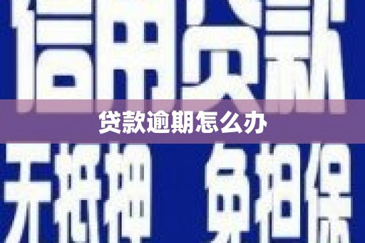 扎赉诺尔贷款逾期怎么办
