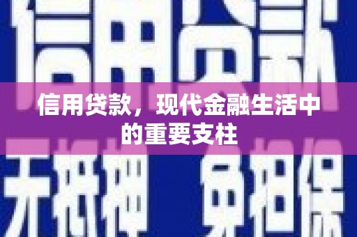 扎赉诺尔信用贷款，现代金融生活中的重要支柱