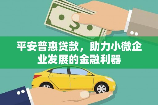 扎赉诺尔平安普惠贷款，助力小微企业发展的金融利器