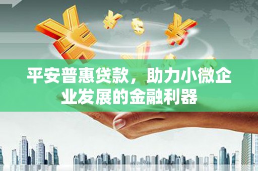 扎赉诺尔平安普惠贷款，助力小微企业发展的金融利器