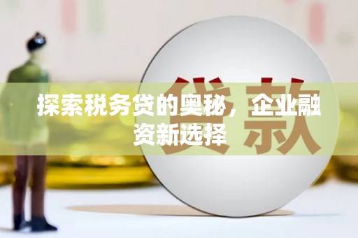 扎赉诺尔探索税务贷的奥秘，企业融资新选择