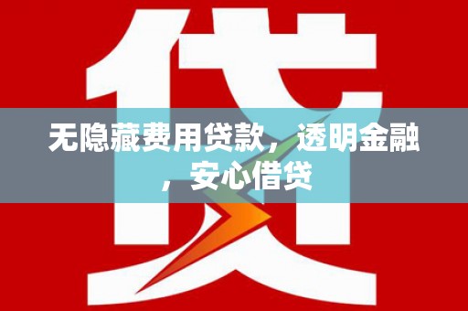 扎赉诺尔无隐藏费用贷款，透明金融，安心借贷