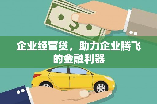 扎赉诺尔企业经营贷，助力企业腾飞的金融利器