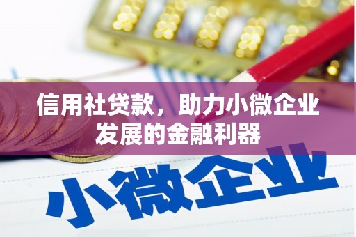 扎赉诺尔信用社贷款，助力小微企业发展的金融利器