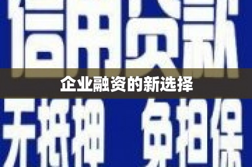 扎赉诺尔企业融资的新选择